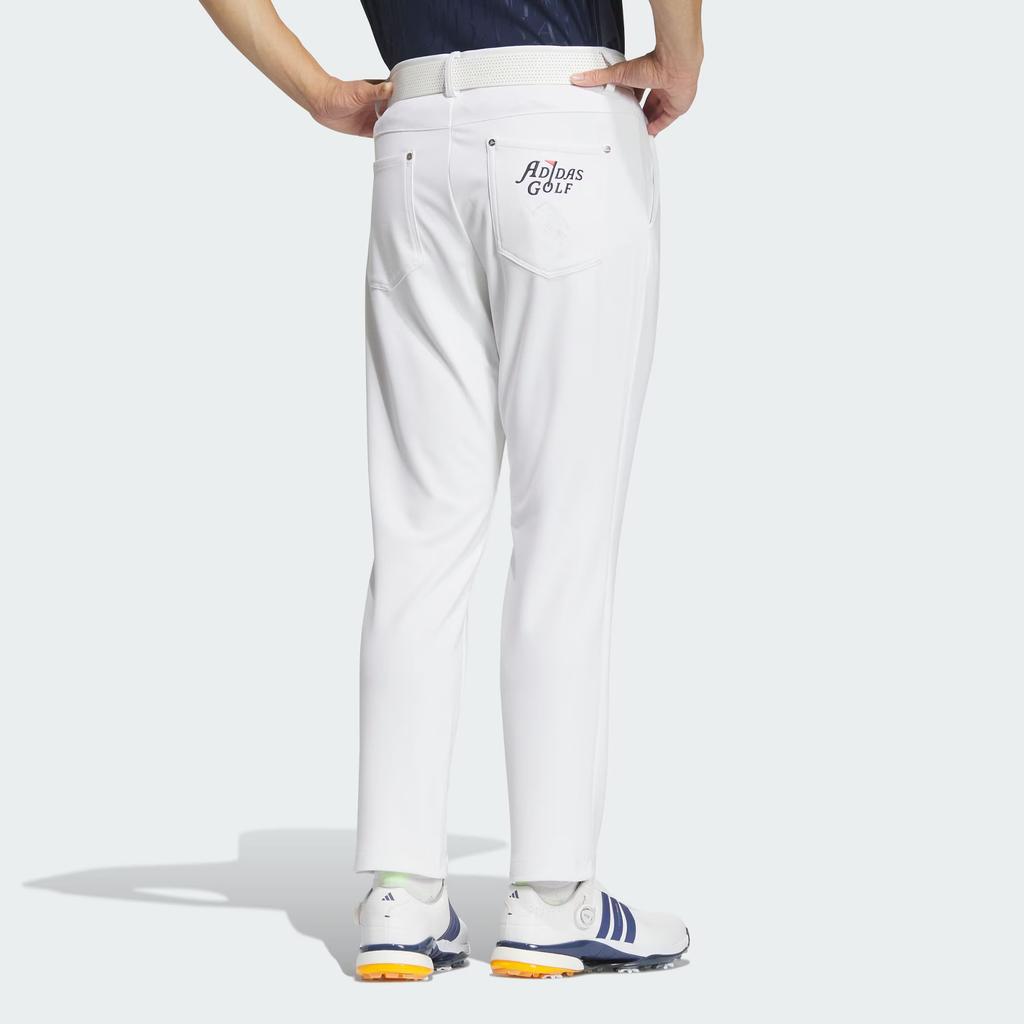 adidas Aeroready Playgreen 9/10 Pants Solid Color Letter Embroidery Golf Cropped Knit Sports Pants Men Pants White IN9029
