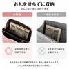 Mini Bills Large Accordion Card Coin YKK Genuine Black [DEYOT] Wallet, Don't Fold, Women's & Men's Bi-fold Wallet, Capacity, Style, Case, Box-type