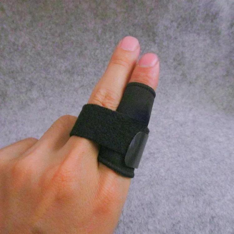 

Бандаж для пальцев, дышащий, моющийся, противоскользящий, профессиональный, защитный бандаж для пальцев, спортивный защитный чехол, поддержка чёрный