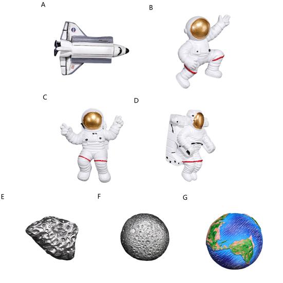 Resin Magnetic Sticker Wide Application Beauty Exquisite Craftsmanship Astronaut Fridge Magnet