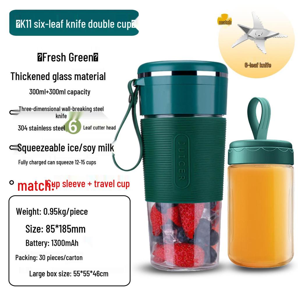 Compact Multifunctional Electric Juicer - Portable Household Juice Cup