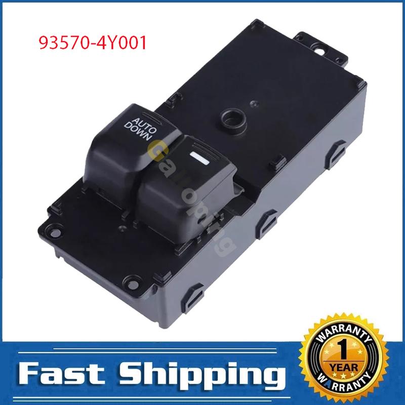 

Front Left Electric Power Master Window Switch Control Button for Kia Rio 3 2011 2012 2013 2014 2015 2016 2017 93570-4Y001