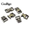 10pcs 3/8" Metal Side Release Buckles 550 Paracord Bracelet Buckle Braid Wristband Clasp Bag Backpack Strap Webbing Accessories