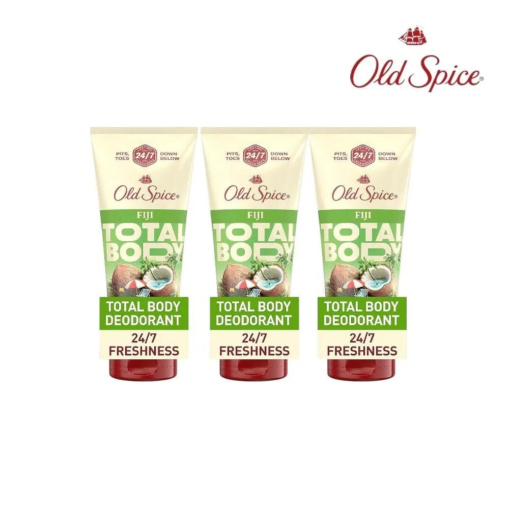 Old Spice Фиджи Лосьон-дезодорант для тела 3 унции (3 бутылки)