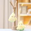 Spit Banana Bubble Keychain Cute Cartoon Girl Backpack Hanging Plush Doll Gift