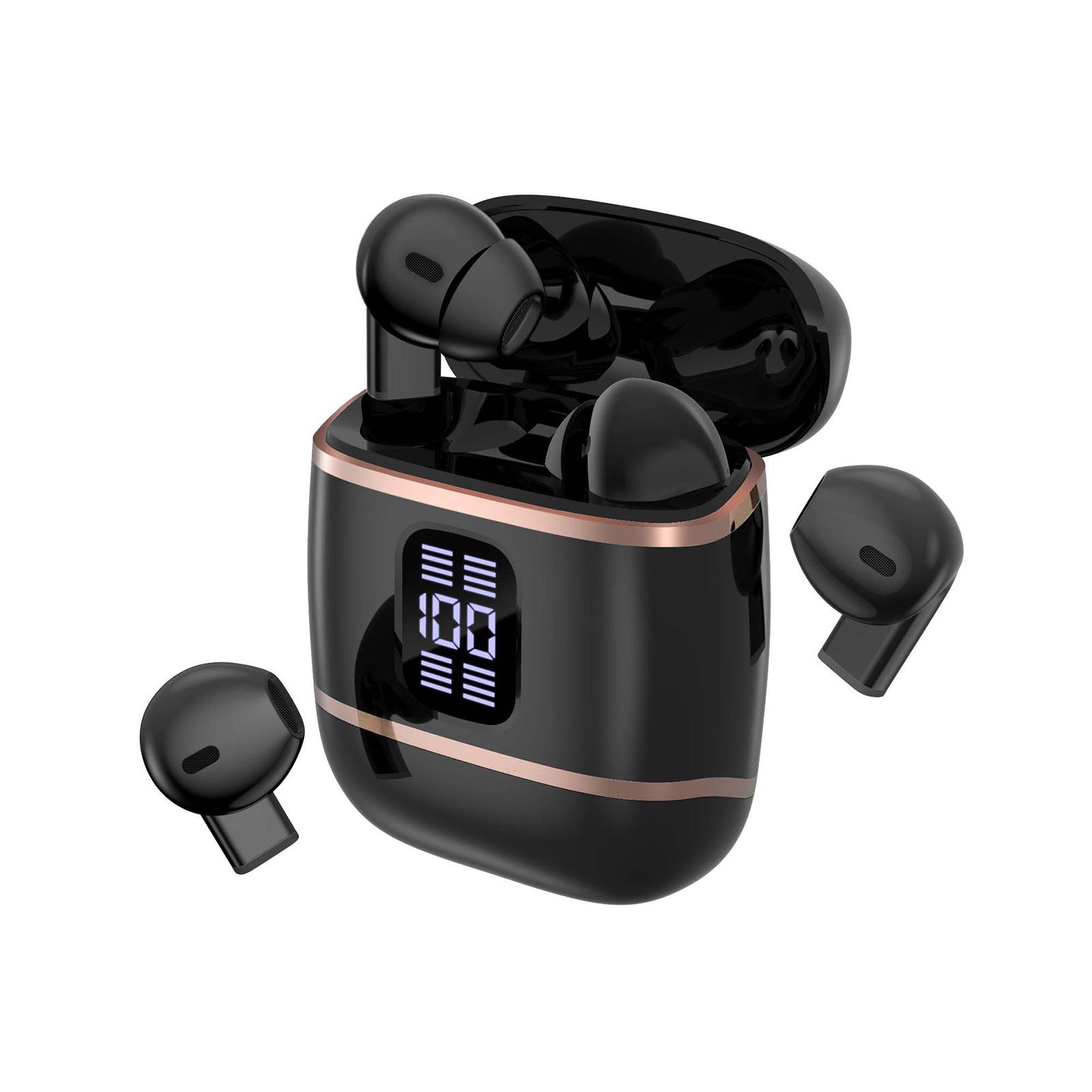 

TWS Headset Fone Bluetooth Earbuds Wireless Headset Touch Operation Driving Bicycle Headset Sports Running HIFI Headphones чёрный