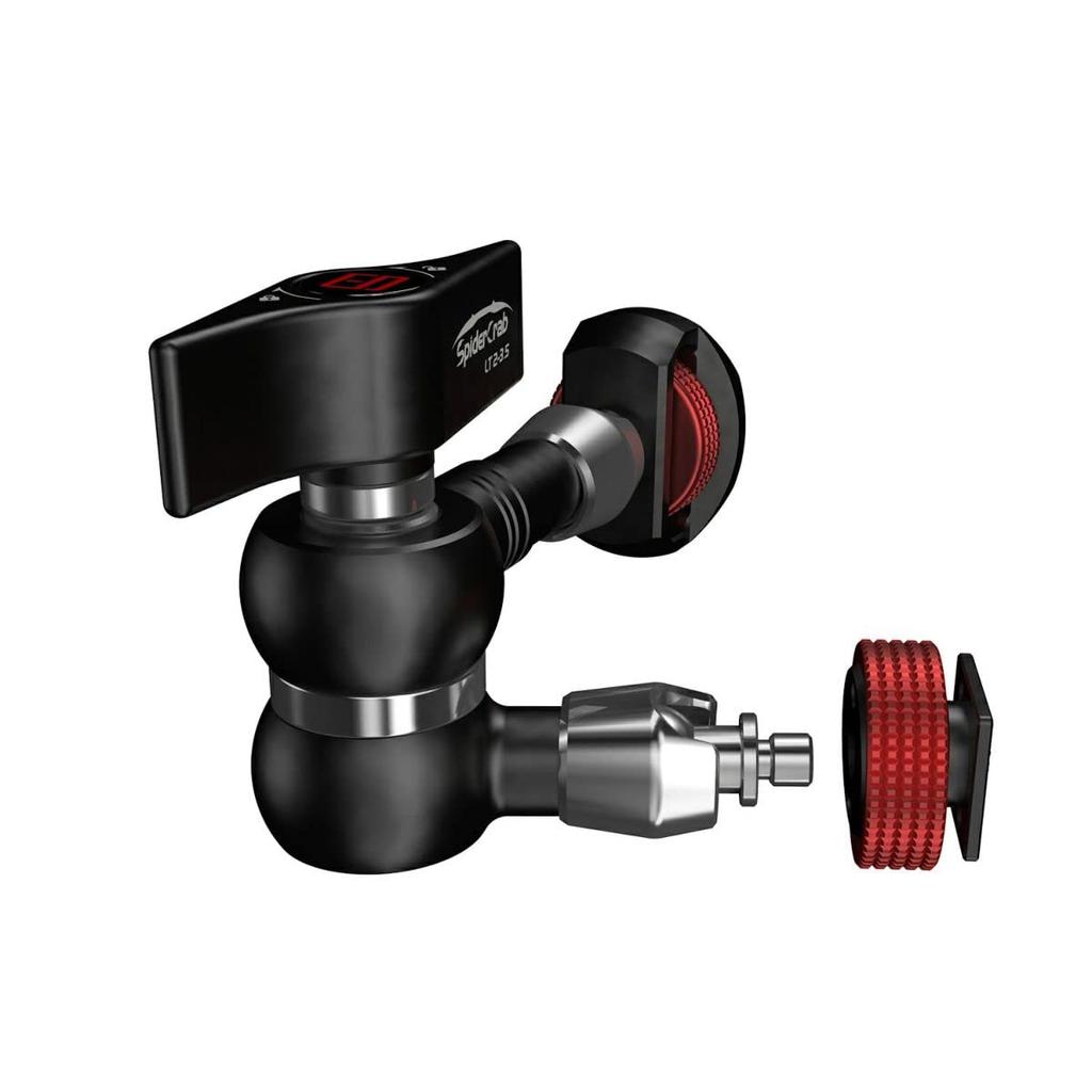 iFootage Spider Crab Magic Convenient for Mounting and 824745 LT2-3.5 Arm, Monitors, Lights, Microphones, 1/4-Inch Screw,