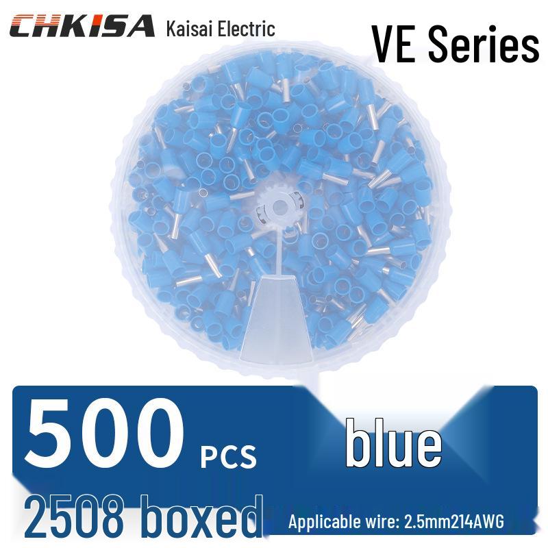 Tubular Wiring Terminal Crimper with Storage Box for Quick Cold-Pressed Wire Terminals