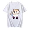 Melty Blood Neco Arc Tees 100% Cotton Tops Tshirt Summer for Man Clothes Graffiti Cartoon T-shi