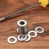 80/180/360 304 Stainless Steel Flat Washers Set, Perfect For Home Decor, Factory Repair, Kitchens, Shops & More