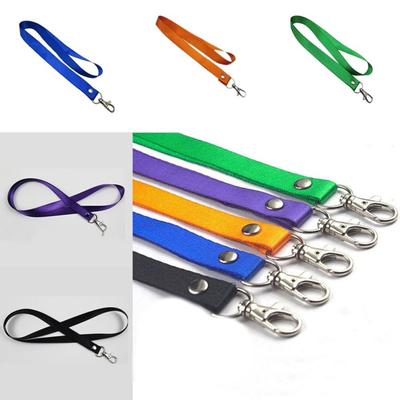 Lanyard Monocolore Corda di Nylon Resistente allo Strappo Porta Badge per Adulti