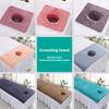 1PC 35*35cm Thickened Beauty  SPA Massage Table Planking Face Towel with Hole Bed Bandana