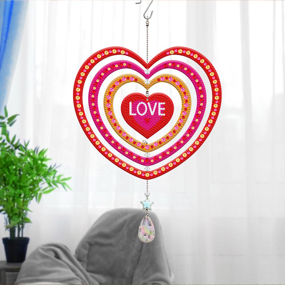 Sonnfänger Diamantmalerei Hängende Dekoration Schmetterling Diamantzeichnung Hängendes Ornament Smiley Schneemänner Weihnachten Heimfenster Dekoration