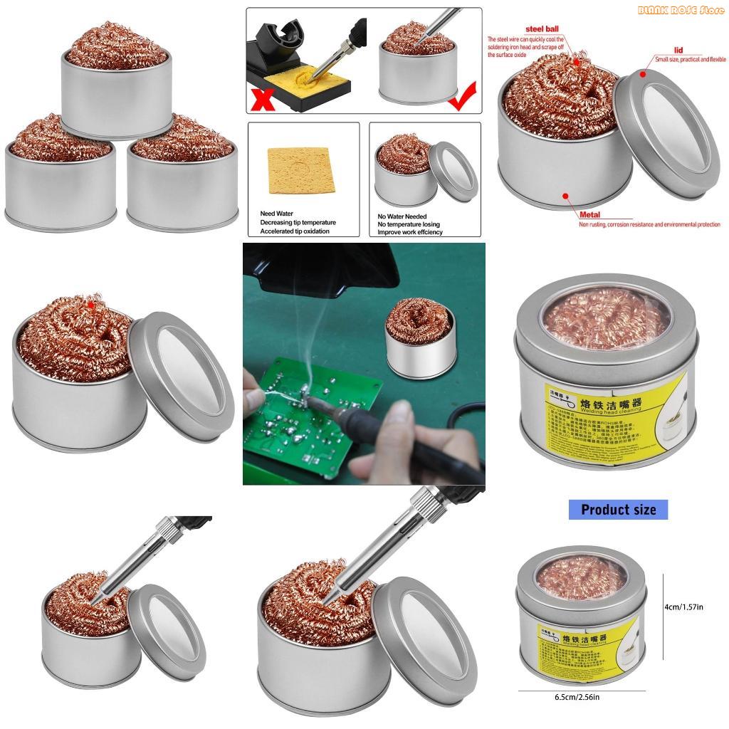 

K1AE Soldering Iron Tip Cleaner Stainless Steel Welding Soldering Solder Iron Tip CN