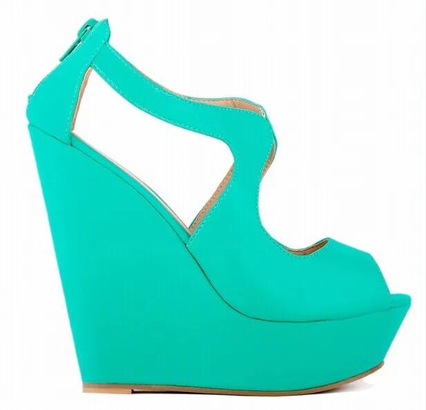 Divatos ékes szandálok Női nyári hétköznapi nyitott orrú platform magas sarkú gladiátor papucs Női parti ruhacipők Nagy méret