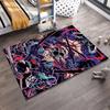 Pirate Battle Pattern Printed Flannel Non-slip Carpet, Suitable for Rooms, Living Rooms, Home Decor