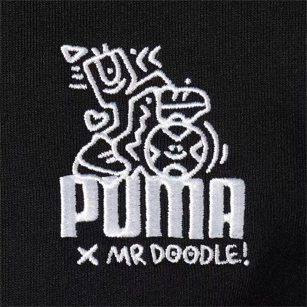 Puma X Mr Doodle Hoodie Sweatshirt Men's Black 598639-01
