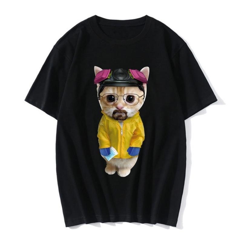 Camiseta Unisex con estampado 3D de El Gato Meme para hombre y