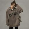 New Arrivals Open Run Women Kitsch Style Lettering Oversized Hoodie