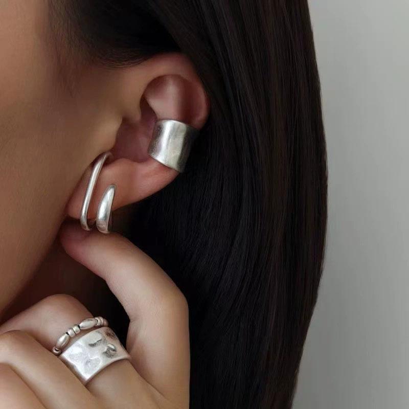 Mode Retro Damen Ohrklemme Ohrring Klassisch C-Form Trendige Earcuff Ohrringe Mädchen Geschenk Einfacher Täglicher Schmuck