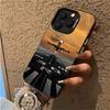 Yuanqi Sunset Airport Airplane Phone Case Suitable for iPhone 17 16 15 14 13 12 11 Pro/Max/Plus Anti Drop and Anti Shock