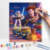 Disney Digital Oil Painting Art Kit Toy Story Space Cowboy Alien Handmade Coloring Painting Home Decor