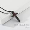 Baseball Pattern Cross Necklace Stocking Stuffers Stainless Steel Cross Pendant Christmas Gifts Characteristic