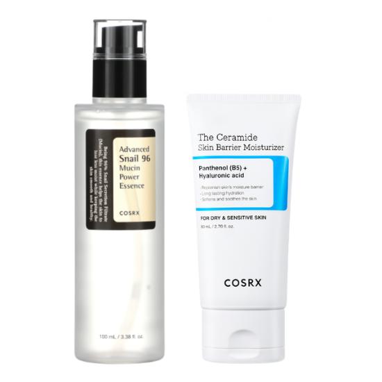 Cosrx Snail 96 mucin Essence & Ceramide Cream Barrier Repair Set
