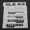 ABS Pentru Mercedes GLE43 AMG W166 W167 Logo BITURBO 4MATIC CromNegru Autoturism Portbagaj Spate Litere Insignă Stickere Embleme Accesorii