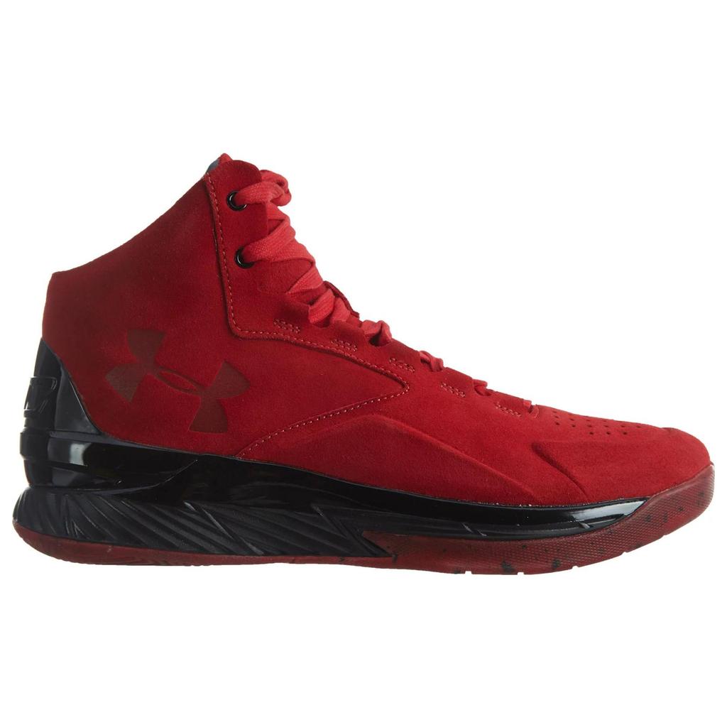 Under Armour Curry 1 Lux Mid Sde Red/Black Red 1296617-600