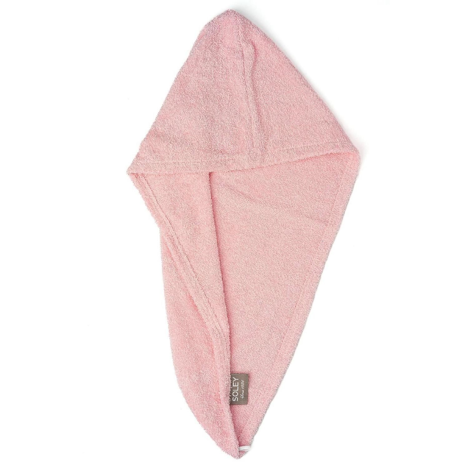 

| Talya | Extra Soft Cotton Hair Towel - Bone рожевий