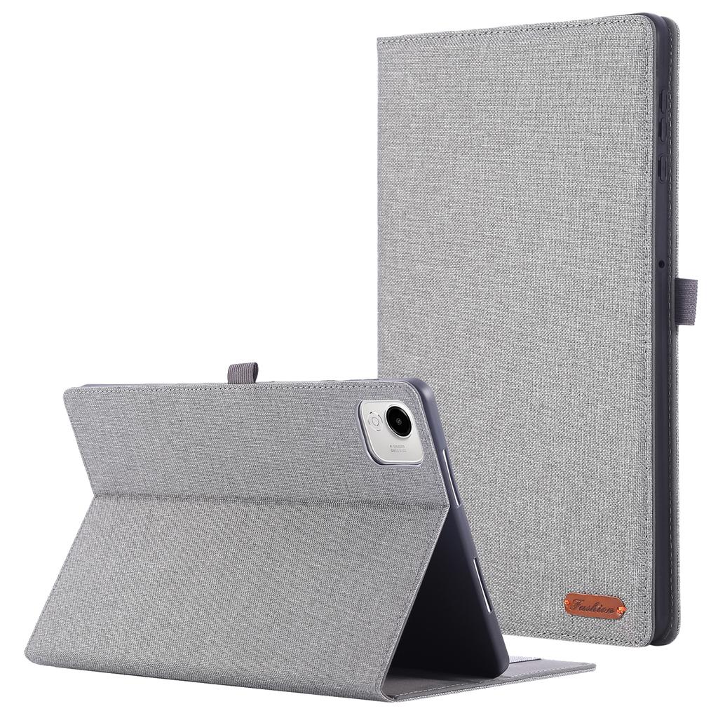 For Honor Pad X9a Leather Case Card Holder Cloth Texture Tablet Stand Cover