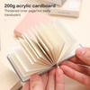 3Pcs Cute Mini Paint Book Portable Pocket Cardboard Pu Cover Hand Account Book Cartoon Drawing Book School Supplies Gifts