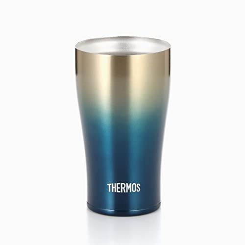 Thermos Vacuum Insulated Tumbler 0.34L Blue Gold JDE-341LTD BLGD Father's Day Gift Beer Men Women Birthday Present