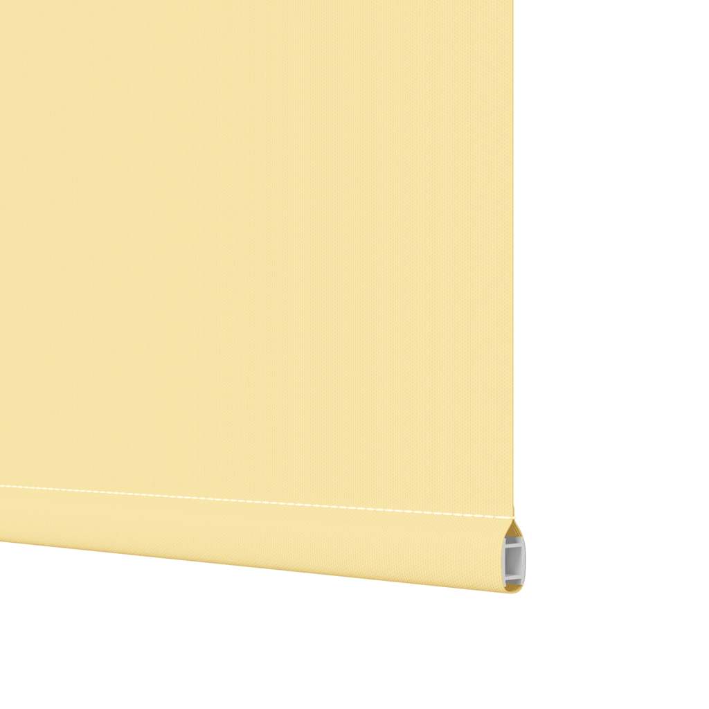 Blackout Roller Blind Yellow 120x175 cm Fabric Width 116.6 cm Polyester