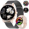 LIGE Women's Bluetooth Smartwatch - 1.32" AMOLED Screen, 100+ Sports, Health Tracking, IP68 Waterproof, Android/iOS