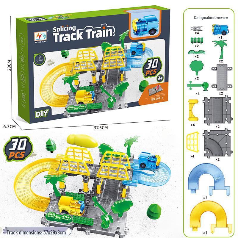 City Adventure Electric Train Set: Versatile & Educational Assembly Toy for Kids