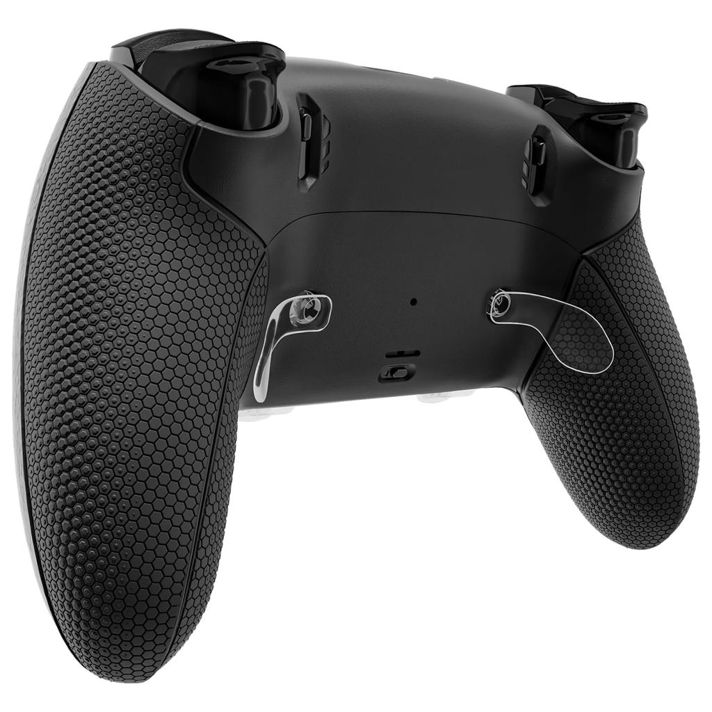 eXtremeRate PS5 Edge Controller Compatible Full Set Shell Button Rubber Grip Bottom Front and Rear Decorative Interchangeable Custom Replacement
