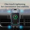 Hipacool Auto Handyhalterung Kabelloses Laden mit Licht Handy Ständer im Auto für Volvo/bmw/mazda/tesla Autozubehör Innenraum
