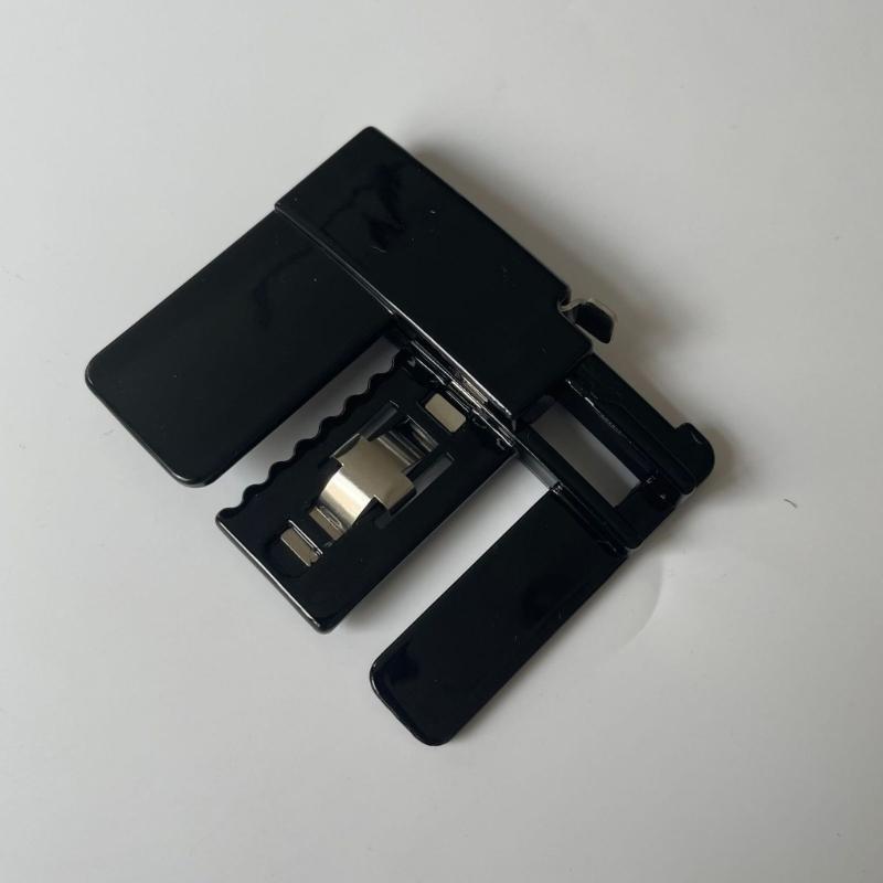 Simple Folding Waist Tightening Buckle Waist Adjustment Buckle for Daily Outfit Pants Jeans Waist Fastener Clamp
