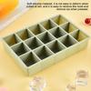 Ice Cube Trays , Easy Release 15 Flexible Silicone Ice Cube Molds With Removable Lid Reusable Freezer Ice Trays Stackable For Wh