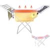 Heated Electric Clothes Dryer 230W Portable On Stand, Folding Indoor Clothes Rack Low Consumption Foldable 20 Bars A599