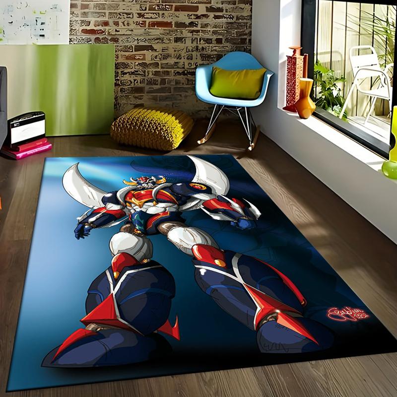 15 Sizes UFO-ROBO-GRENDIZER-GOLDORAK Pattern Rug for Bedroom Living Room Anime Carpets for Girl Room Floor Mat  floor mats