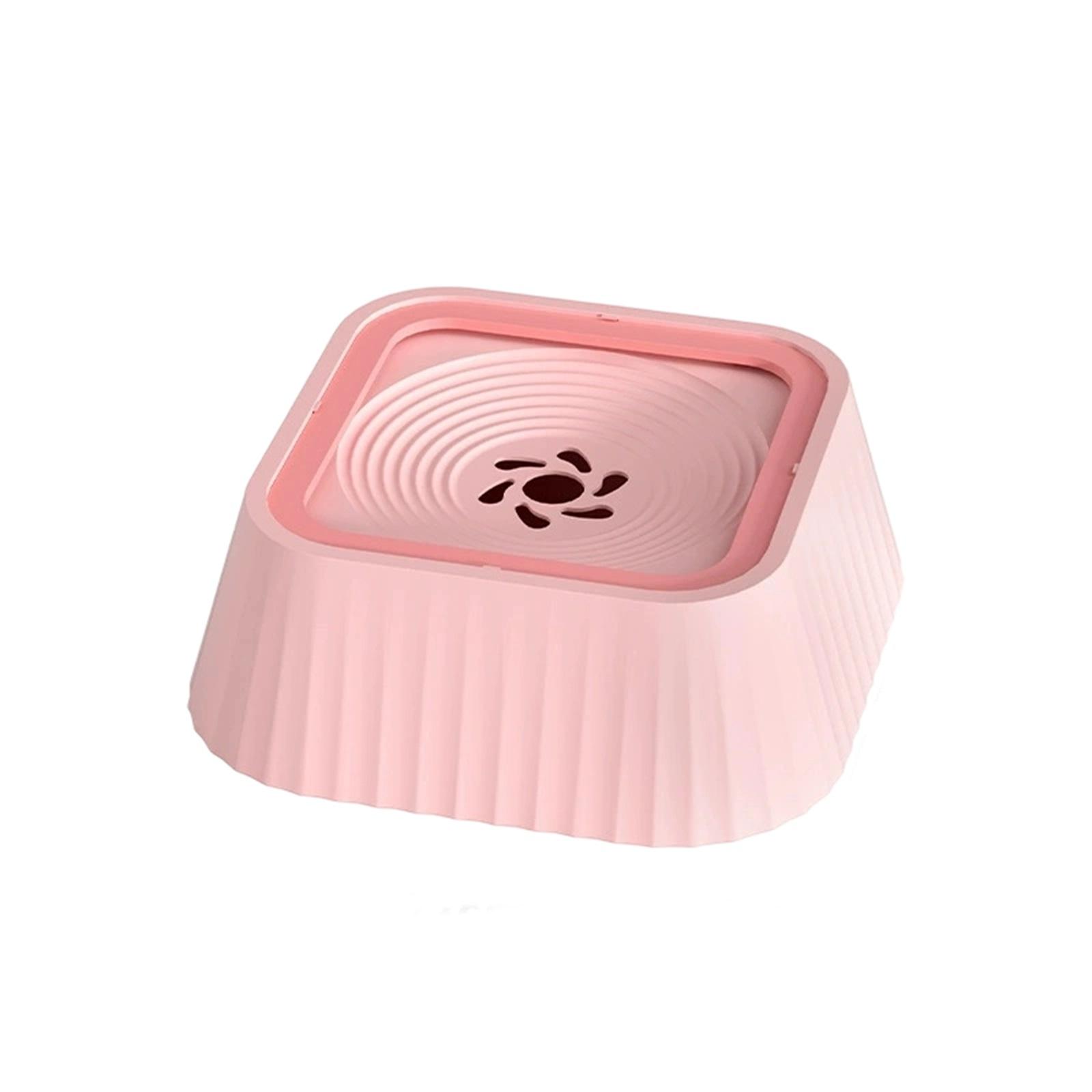 

-Spill Pet Water Bowl With Floating Technology - No Wet Mouth, No Splashing, -Tip Design, Large Capacity Water Dispenser one size розовый