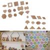 1 Set of 54 Pieces Mixed Quilt Patterns Acrylic Styling Tools Diy Hand Tools for Patchwork Quilting Fabric for Quilting Supplies