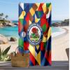 Blackburn Rovers Fußball Print Strandtuch, Großes Weiches Schnelltrocknendes Handtuch für Strand Camping Schwimmen