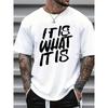 European sizes Mens TShirt Comfortable Crew Neck Casual ShortSleeves Soft Breathable Top Menswear Tshirt Summer Spring Fabric Trendy Letter Print