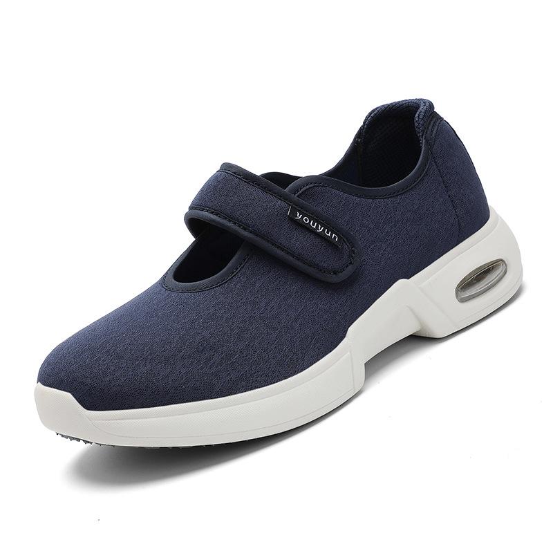 New Feet Swollen Thumb Eversion Adjusting Soft Comfortable Version Leather Shoes Middle-aged and Elderly Mother Casual Shoe