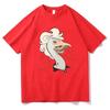 Letní trička s krátkým rukávem Funny Kawaii Streetwear Gym Tričko s krátkým rukávem Husí Astarion Graphic TRIKS Žena Y2k Top Trička