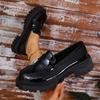 Large Size Loafers Women Platform Flats Spring New Designer Dress Elegant Shoes Walking Comfort Retro Single Shoes Zapatos Mujer
